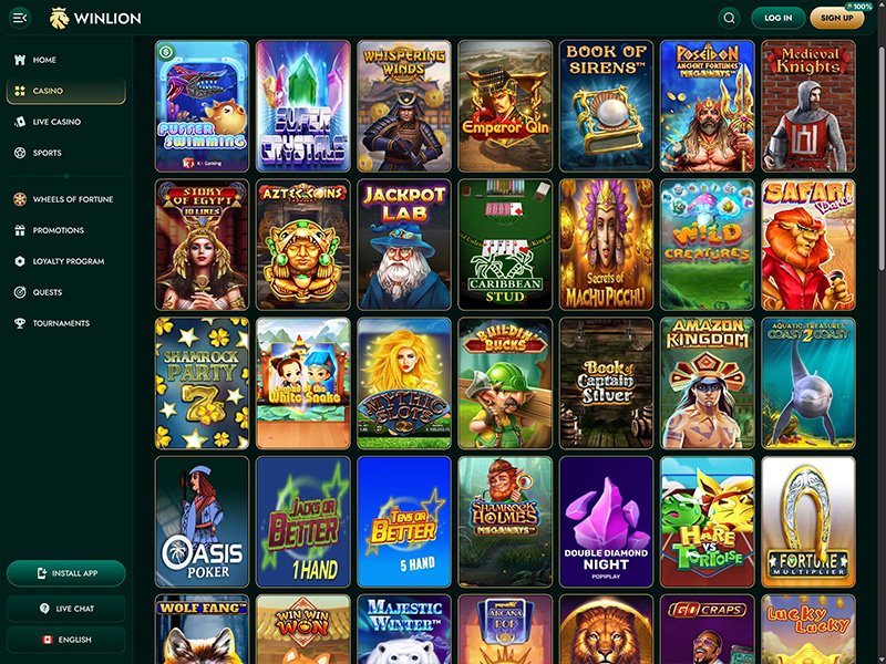 Start Your Journey with WinLion - Play Now!